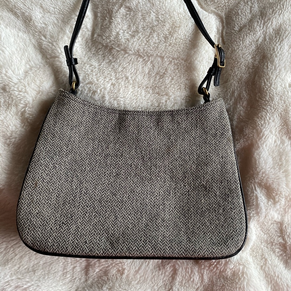 TWEED COACH SHOULDER BAG